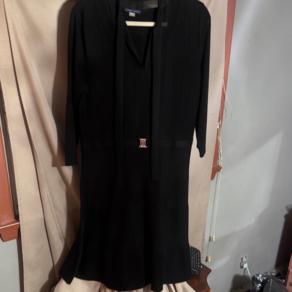 Tommy Hilfiger Elegant Black Dress-98